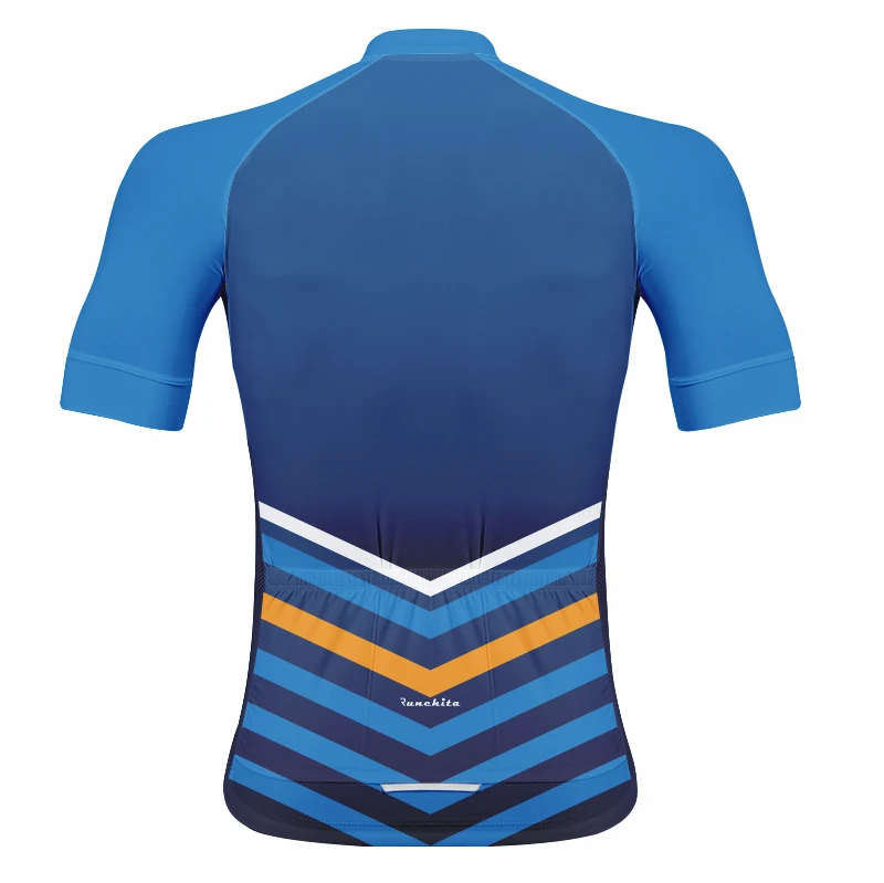 Профессиональная команда RUNCHITA летняя велосипедная Джерси с коротким рукавом