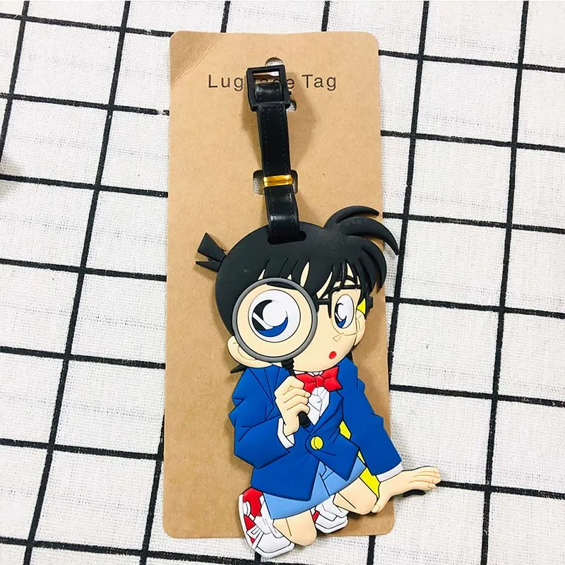 ДЕТЕКТИВНАЯ Конан стиль аниме багажная бирка кулоны портативная дорожная