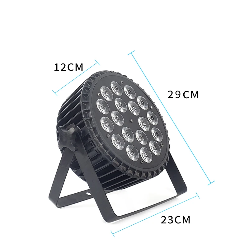 10 шт./лот Led Par Светильник 18*12 Вт RGBW 4 в 1 может светильник 18x18 6в1 RGBWA УФ настенный для