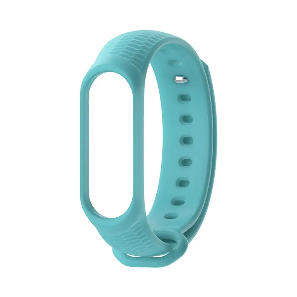 Силиконовый ремешок сменный Браслет дышащий спортивный Mi Band для Mi Band 3 4 Смарт Браслет часы ремешок аксессуары