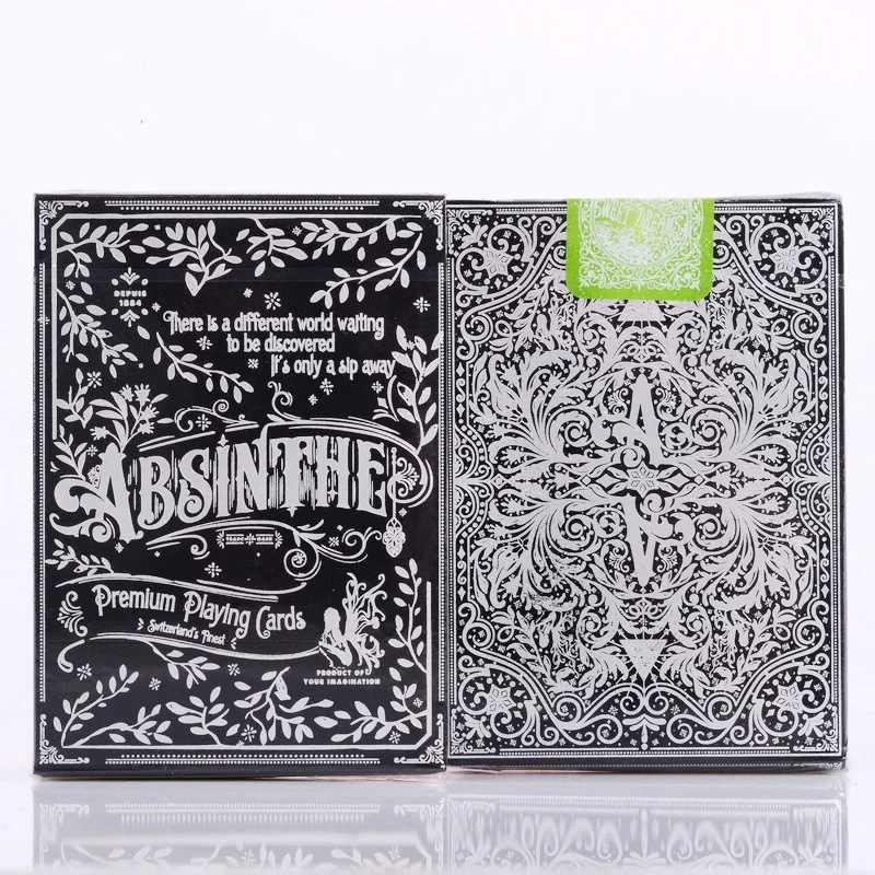 1 шт. Absinthe V2 игральные карты эллюцион колода Волшебная карта покер крупным планом