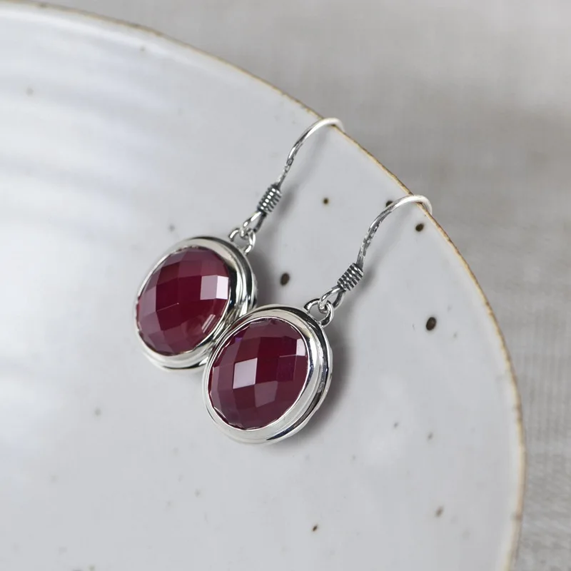 

Серебряные серьги 925 2020 трендовые женские круглые серьги Винтажные Ювелирные изделия женские брендовые дизайнерские серьги модные аксессу...