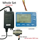 Набор для горячей воды US211M, расходомер для холла, датчик расхода воды, считыватель с нержавеющей сталью SUS304 USS-HS21TI 1-30 лмин
