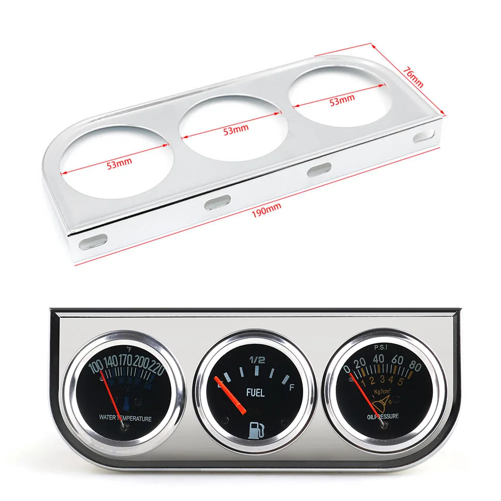 2 '❒ мм механический тройной датчик комплект температуры воды давления