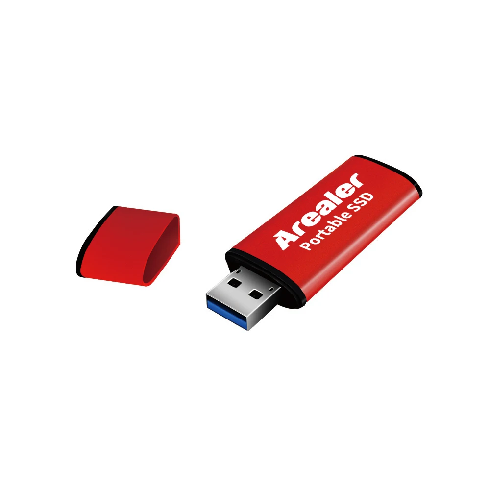 Мини накопитель Arealer 64 ГБ 128 256 Твердотельный Накопитель SSD USB высокоскоростной для