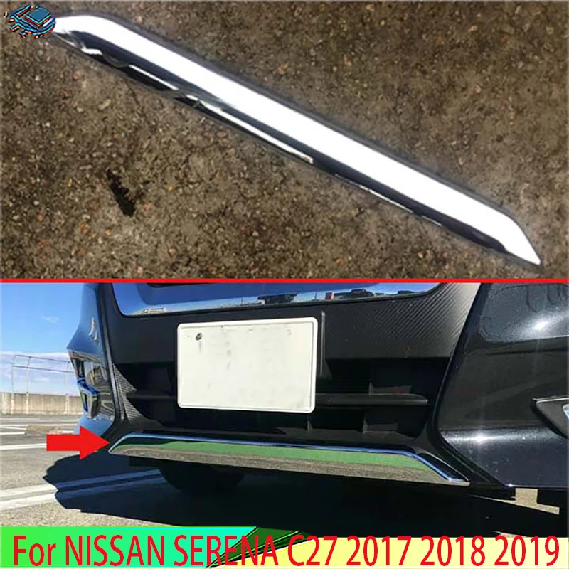 Хромированная крышка бампера из АБС-пластика для NISSAN Серена C27 2017 2018 2019 защитная