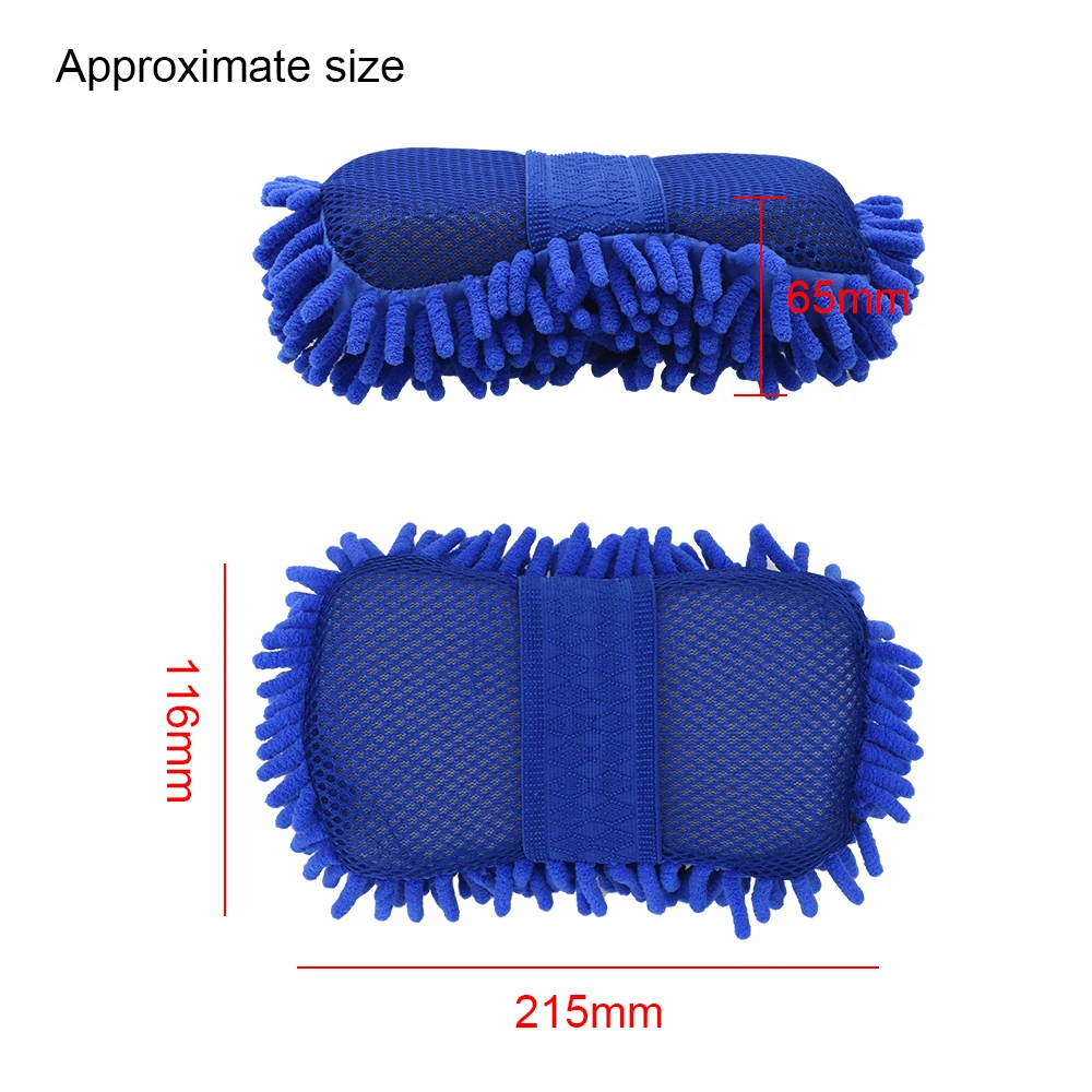 

Car Window Body Washing Gloves Car Cleaning Paint Care Auto Maintenance Soft Microfiber chenille Motor Motorcycle Brush Washer