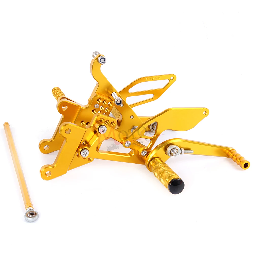 Полностью CNC алюминиевая подставка для ног мотоцикла peg педаль Rearset задний Набор