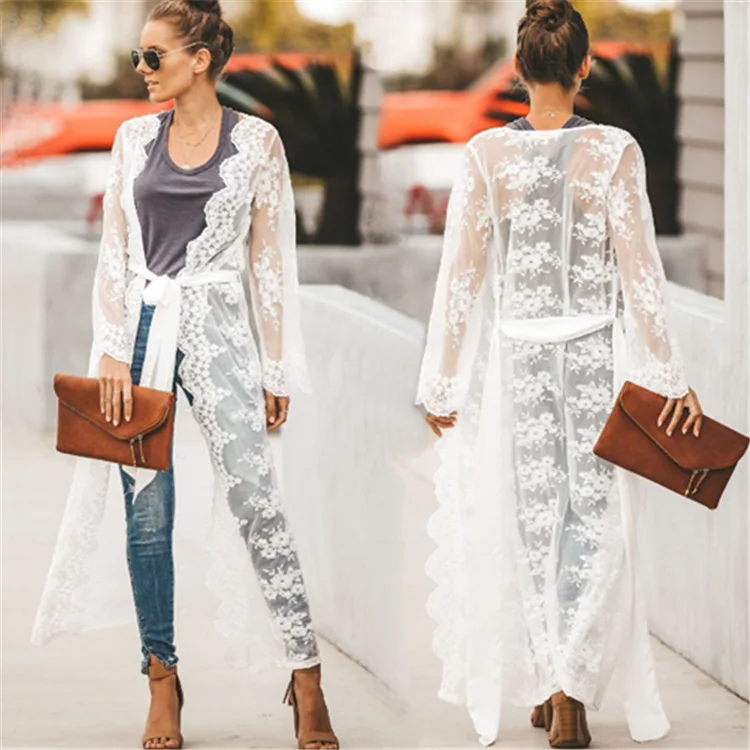 

Swimsuit Cover Up Dresses Beach Tunic Bathing Suit Cover Ups Capes Outings For Woman 2019 Cape Maio Feminino Praia Mesh White