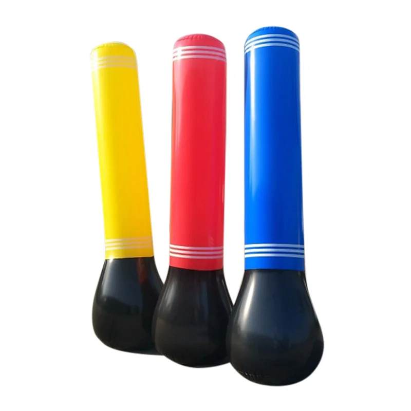 Надувной мешок для пробивки боксерский ПВХ тумблер тренировочный фитнес кик бои