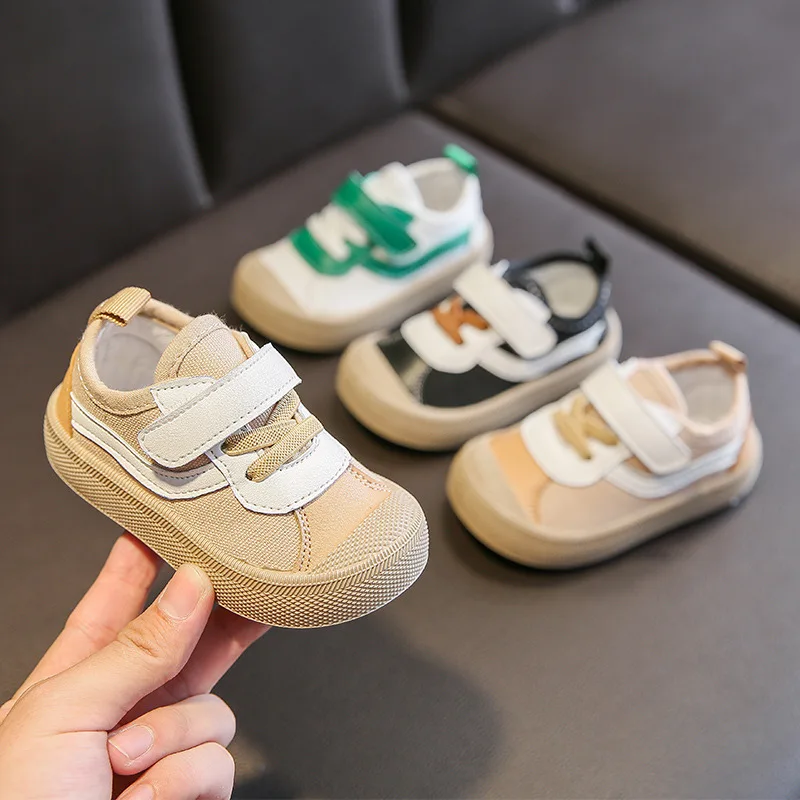 

Spring and autumn new children's canvas shoes, baby soft-soled casual shoes, any combination of toddler shoes