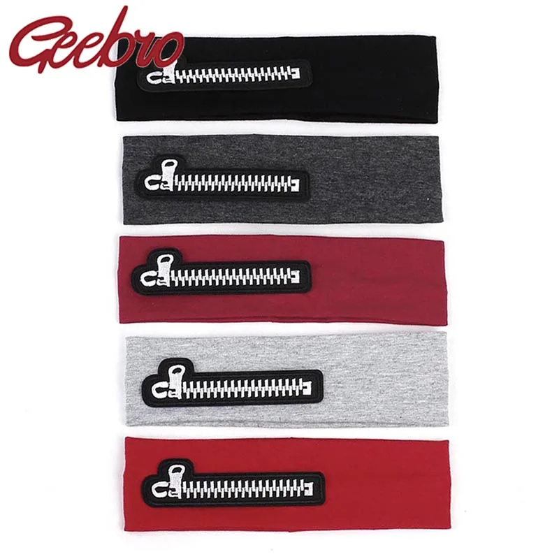 Головной убор Geebro для девочек летняя мягкая хлопковая повязка на голову молнии