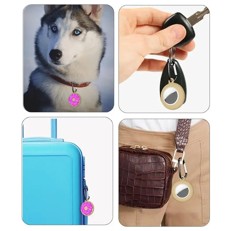 

For Airtag Case For Air Tags Locator Tracker Protective Cover Cartoon Funny Anti-Lost Device Protector Shell Smart Accessries