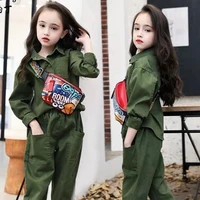 spring and autumn new childrens clothing sets little girl fashion long sleeve pants two piece suits kids costume