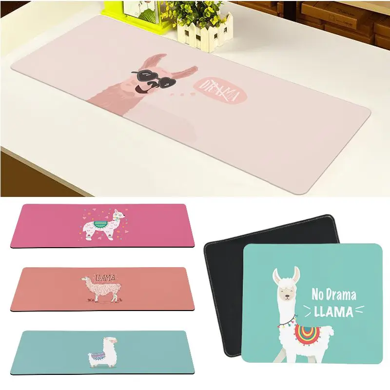Maiya высокое качество милый мультяшный Альпака лама удобный коврик для мыши