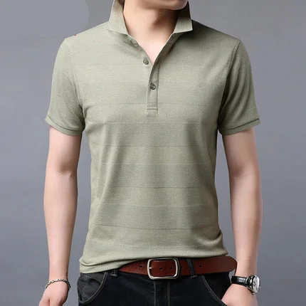 

Men's cotton fashion casual short-sleeved T-shirt 7992