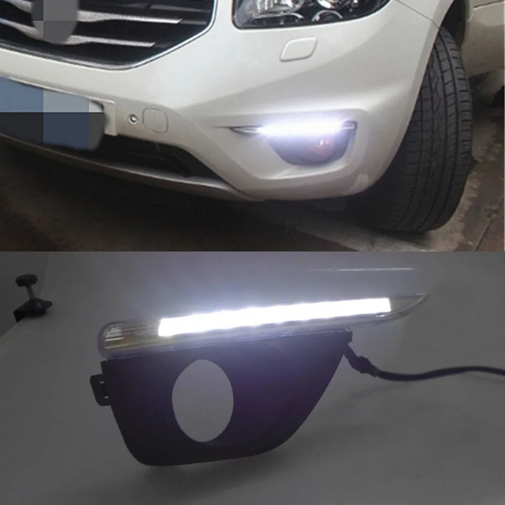 Автомобильные мигающие огни 1 комплект для Renault koleos 2011 2012 2013 2014 светодиодные