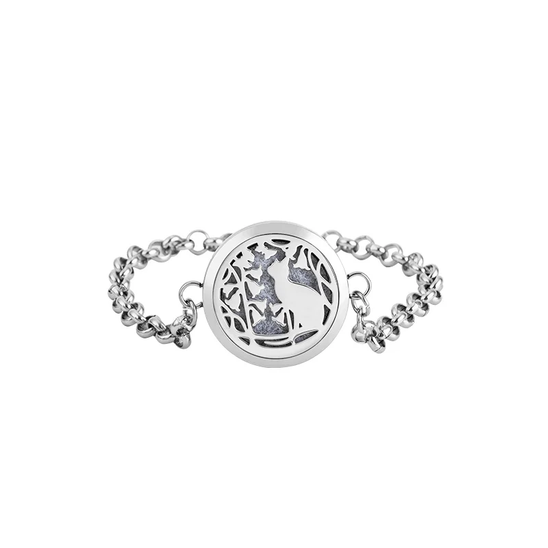 Магнитный браслет духи из нержавеющей стали с диффузором эфирного масла Sweetvally