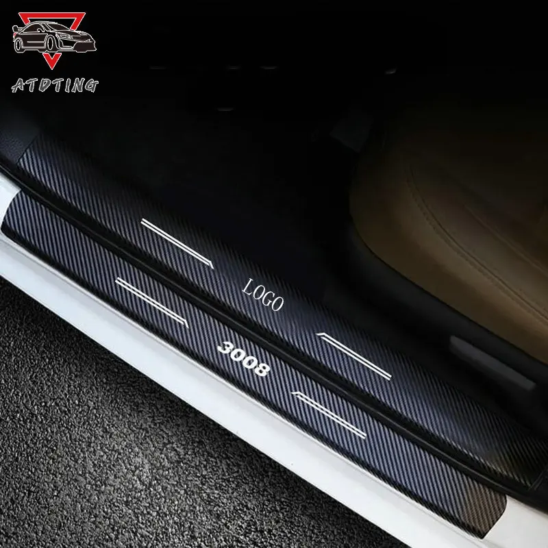 

Приветственная педаль для порога двери Peugeot 308 3008 408 4008 508 5008, автомобильный Стайлинг, автомобильные аксессуары