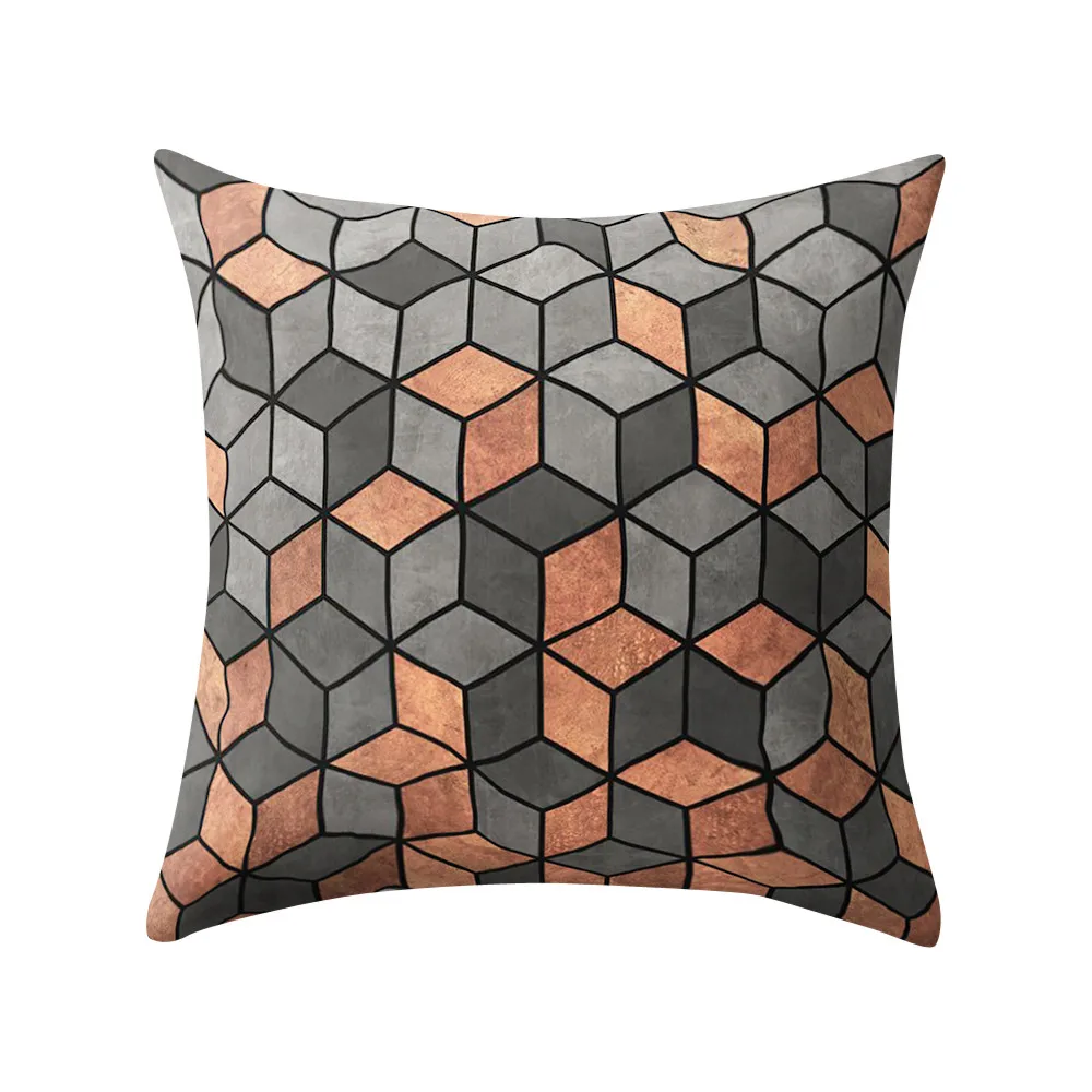 Розовые черные золотые наволочки 45x45 см квадратная наволочка декоративные