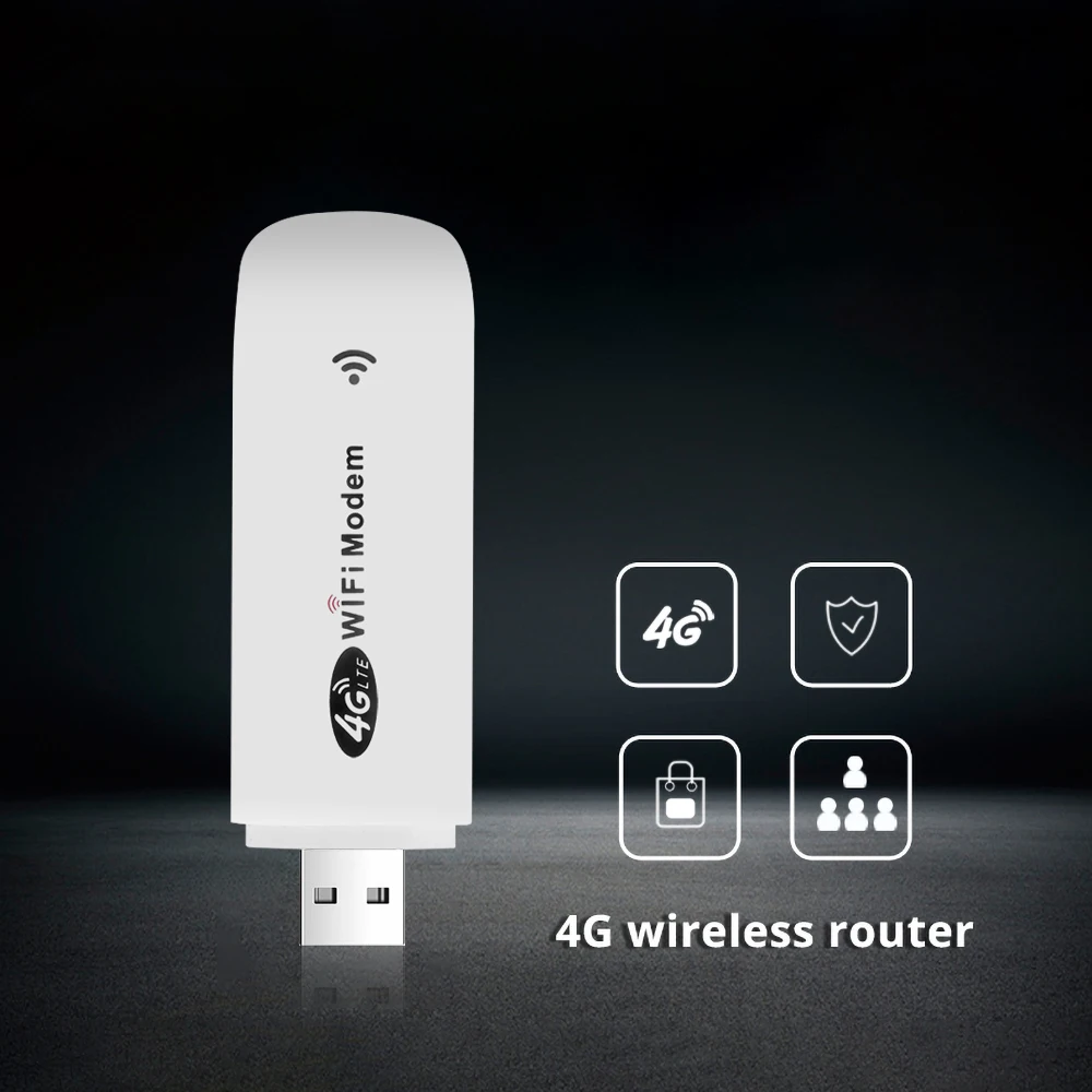 4G LTE FDD Wi-Fi модем сетевой адаптер Мобильная точка доступа SIM-карта USB Беспроводной