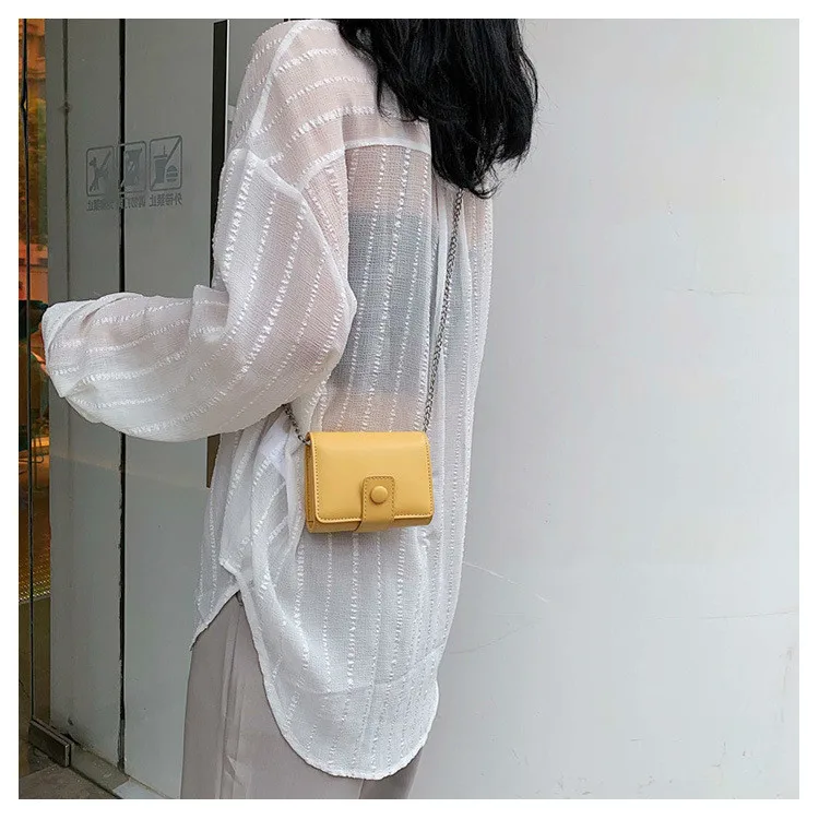 Корейская мини сумка через плечо с зеркалом женская модная Роскошная брендовая