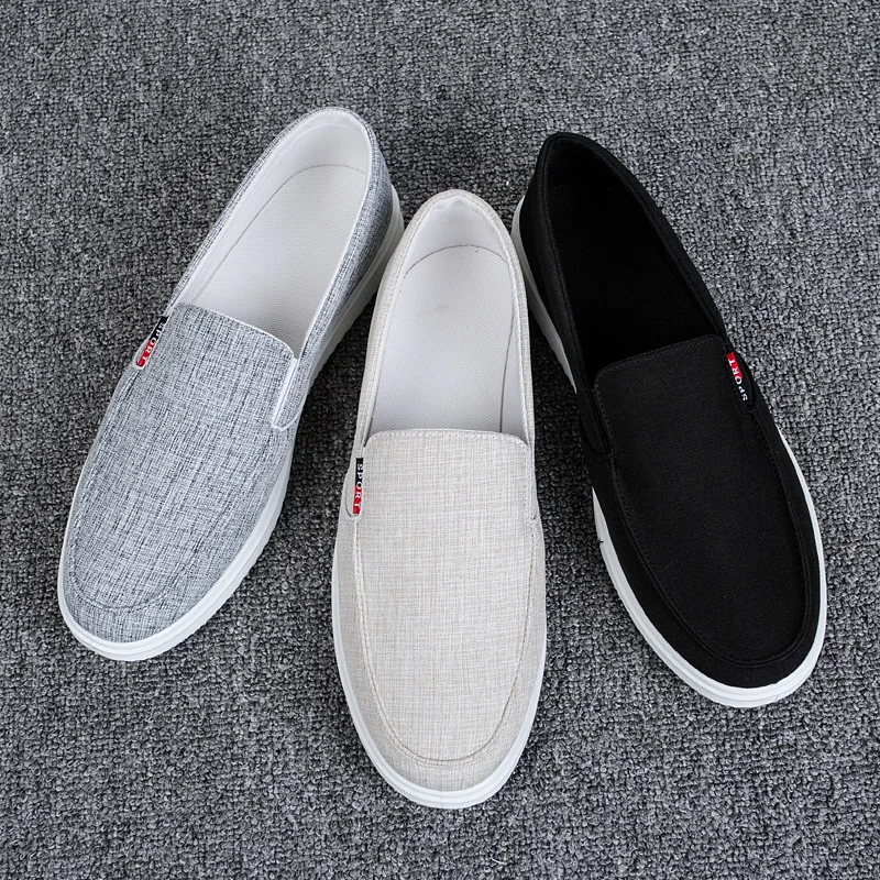 

Spring and Autumn 2021 New Comfortable Soft Bottom Male Shoes All-match Sports Shoes for Men Slip on Flat Chic Casual Shoes Men