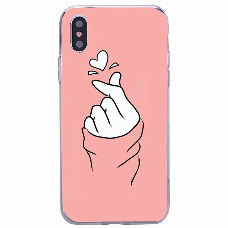 Чехол-накладка для iPhone 7 8 8Plus 11 Pro X XS Max XR 5 мобильный телефон SE 6 6S Plus ТПУ мягкий 5S |
