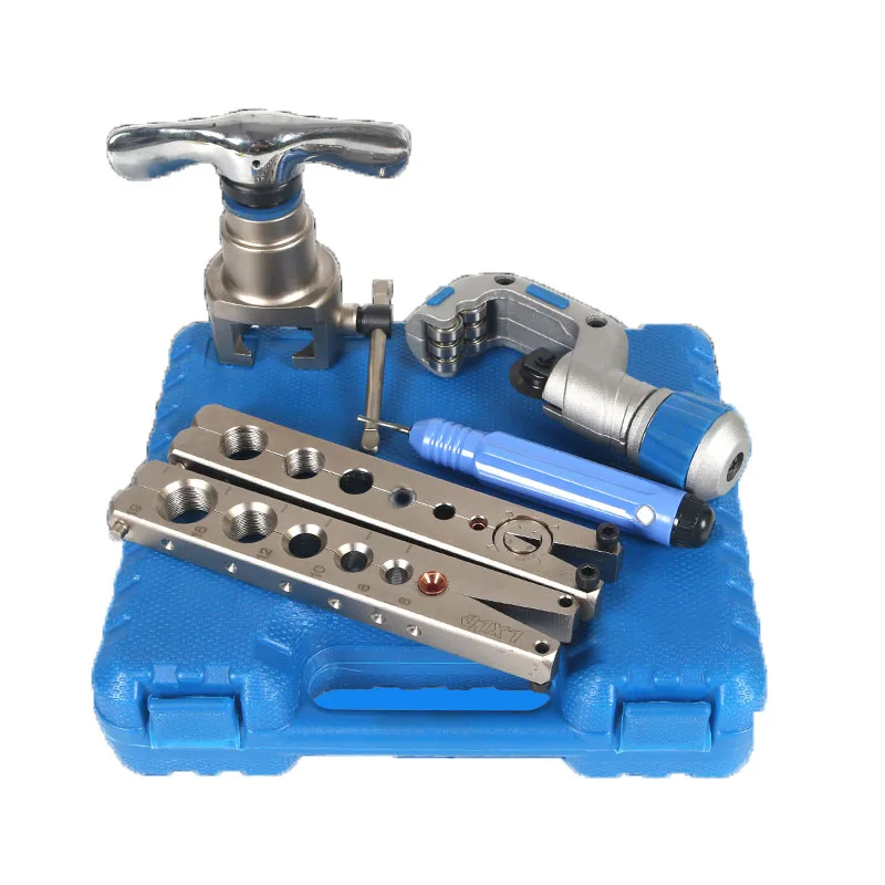 

Pipe Cone Flaring Tool kit 6-19mm 45 Degree Angle Eccentric Cone Type Sets for Water Gas Refrigeration Brake Line