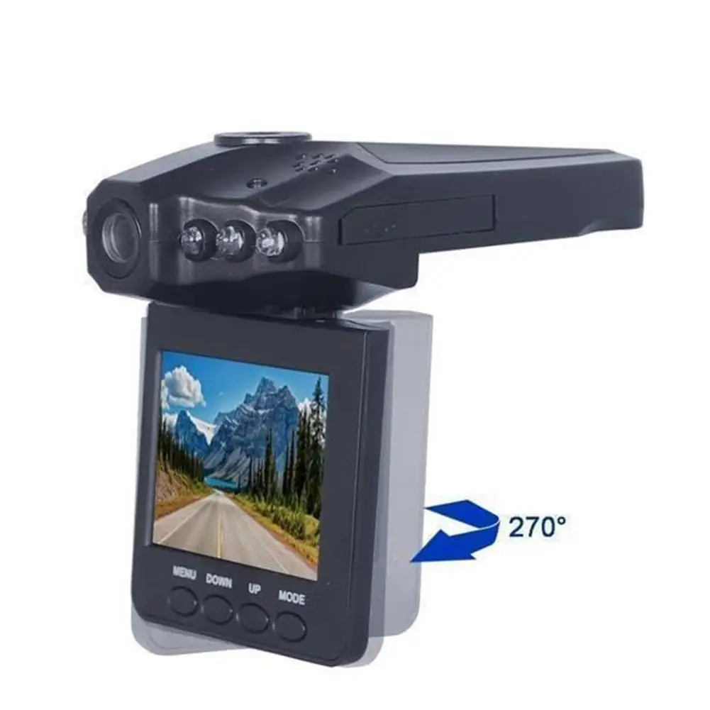 

2.5 Inch 480P Car DVR Vehicle Camera Video Recorder 6 IR LED Night Vision 360 Degree Rotation Auto Registrator