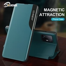 Magnetic Flip Smart Case For Xiaomi Mi 11T Pro Leather Texture Protection Cover Xiomi Mi11T 11 T T11 11TPro 5G Stand Phone Coque