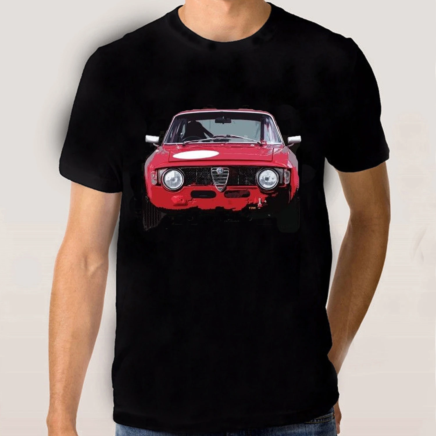 Мужская футболка Alfa Romeo Giulia Sprint GTA Italia Rally Car Italy Classic Show мужские футболки - купить по