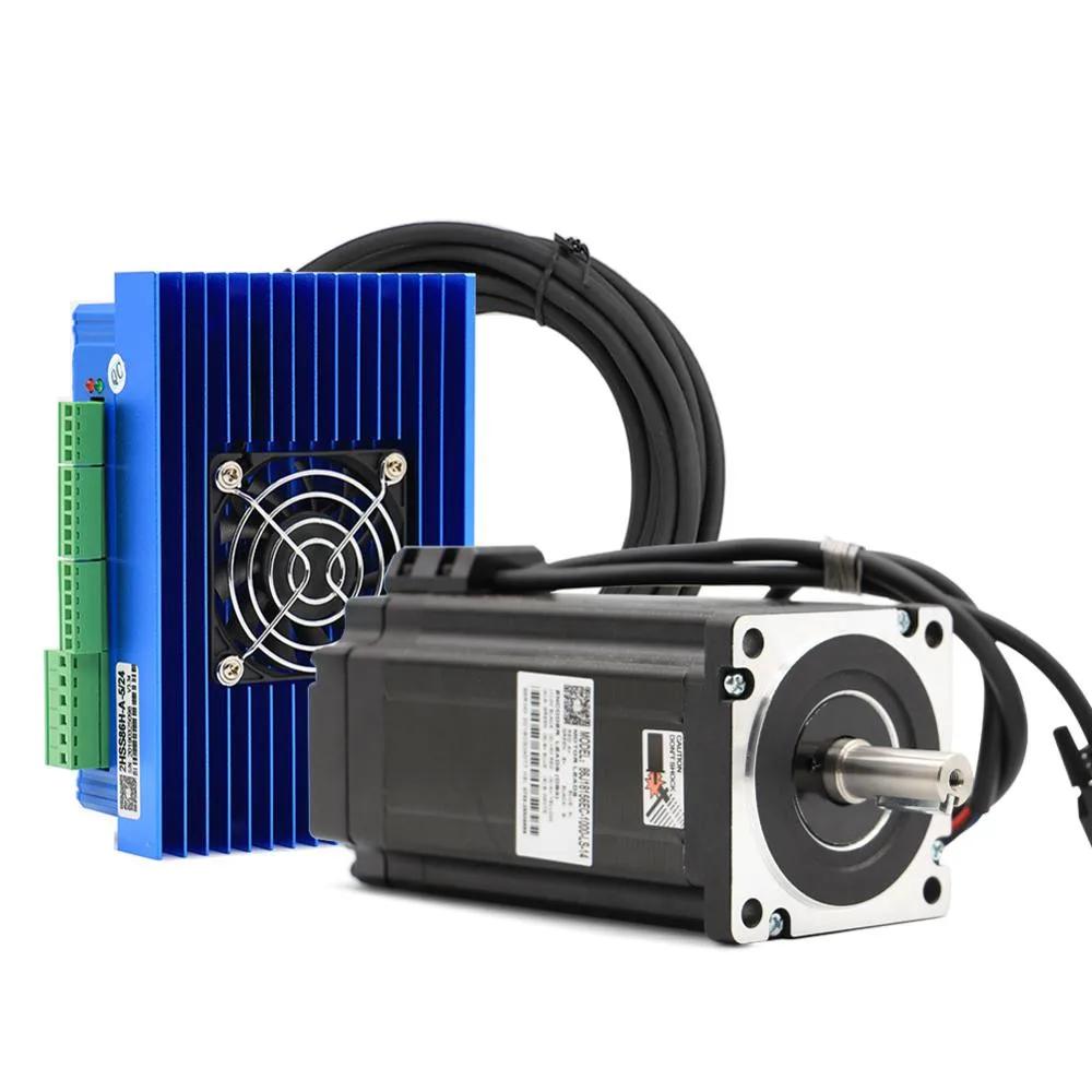 CNC Nema 34 замкнутый контур двигатель 86J18156EC 12N. М 2 фаза Гибридный мотор драйвер 2HSS86H