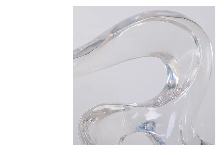 72 см прозрачная зеленая синяя Летающая абстрактная Статуэтка Современная