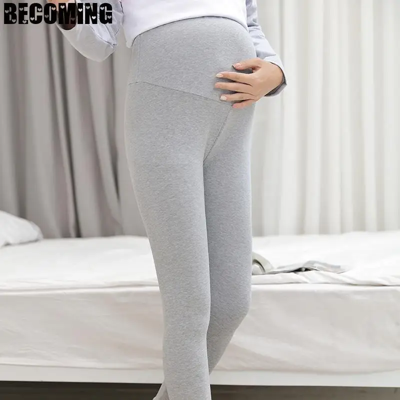 Леггинсы для беременных эластичные спортивные штаны йоги Длинные хлопковые