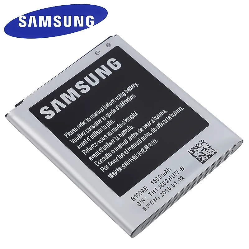 Оригинальный аккумулятор Samsung для Galaxy Ace 3 S7270 S7272 S7260 S7262 G318 S7273 B100AE 1500