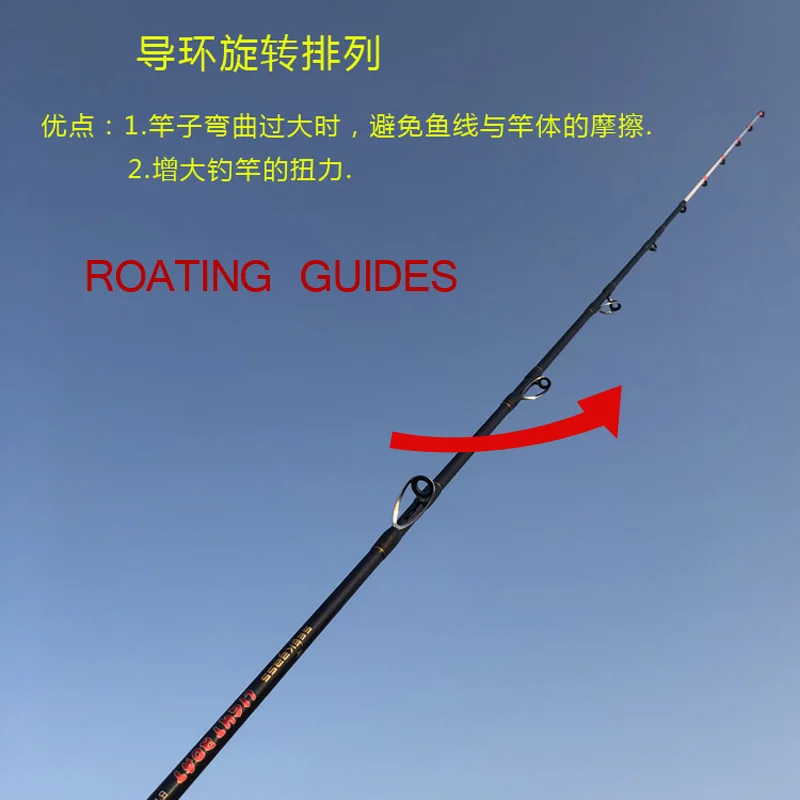 Новая продукция SEEKBASS 1 55 м легкая удочка для ловли лодки и кальмара в соленой воде