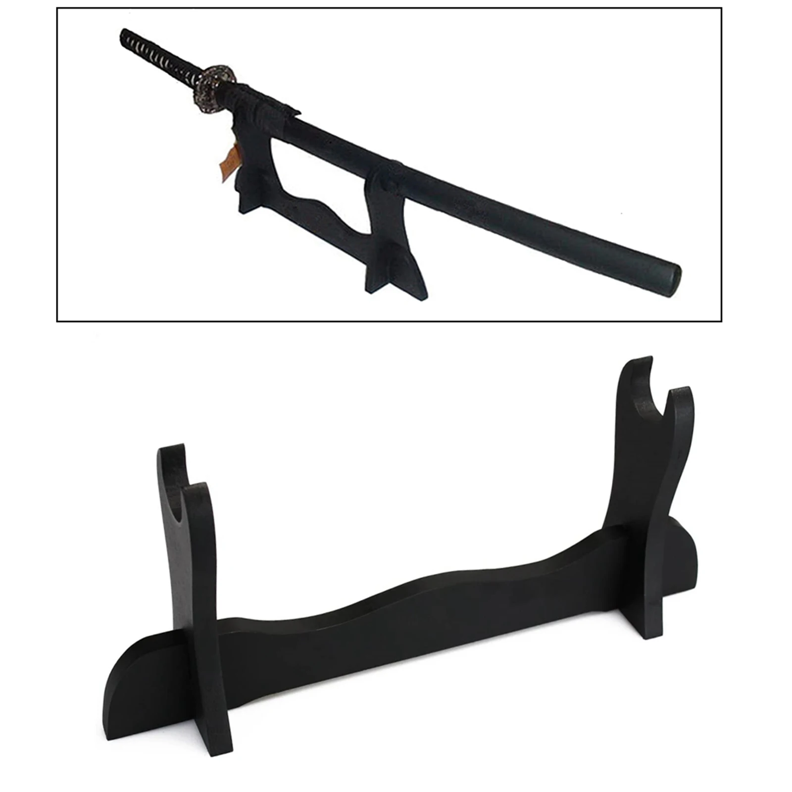 

Подставка для меча, держатель для меча, акриловая стойка для хранения мечей катаны или вакидзаси, черный держатель для меча