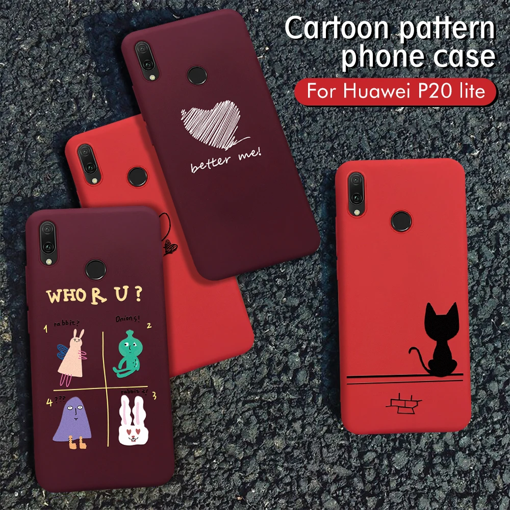 Чехол Red Cat для huawei mate 20 10 P20 P30 P10 Lite Nova 5 Pro мягкий силиконовый чехол Honor 9X20 8X 10i 20i 9 |