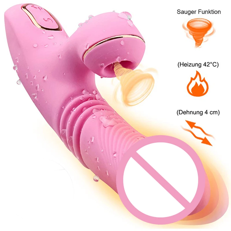 Автоматические телескопические сосающие Вибраторы Tibe согревающие женские