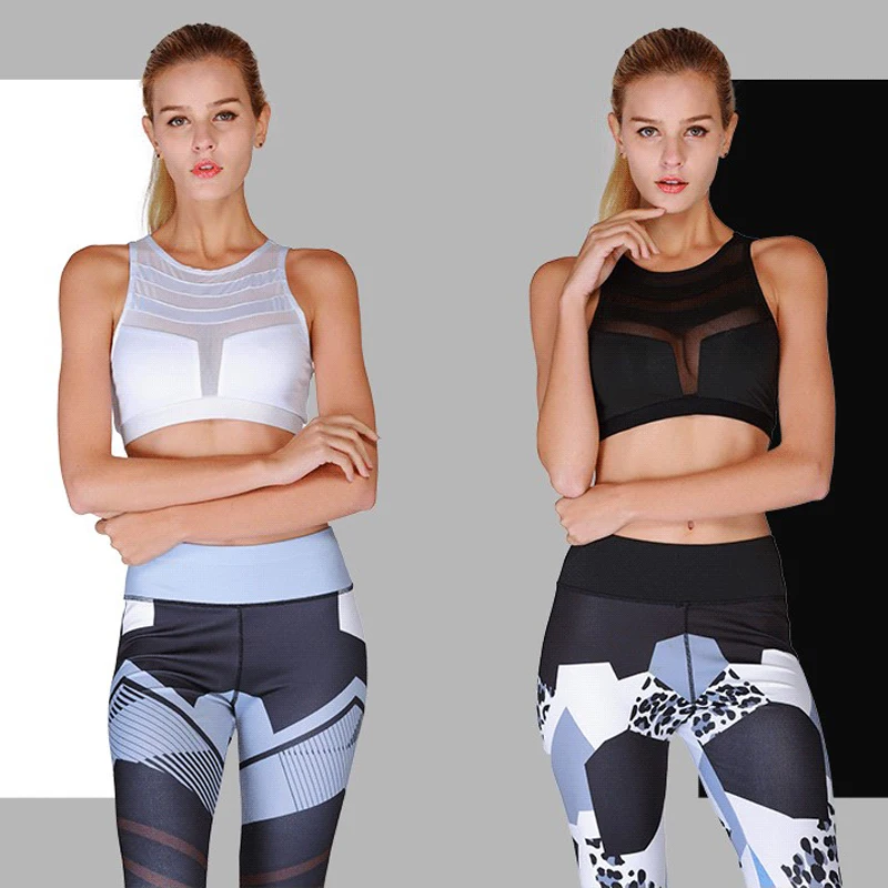 Комплект Спортивный NORMOV из двух предметов женские сетчатые Бюстгальтеры без