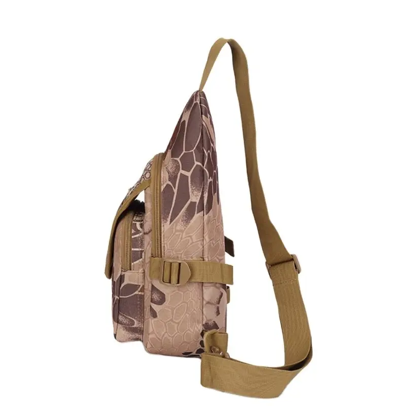 Outdoor Camouflage Leisure Multifunctional Single Shoulder Chest Bag Outdoor Sports Leisure Bag Can Hang Waist Bag