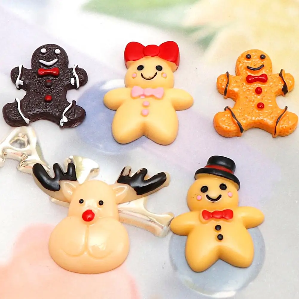 20 шт. рождественские пряничные человечки из смолы детские игрушки сказочные