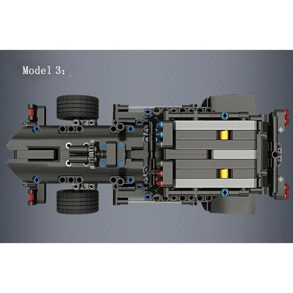 392 шт. M1 4CH пульт дистанционного управления DIY RC строительные блоки Rover Robot игрушки блоки конструктора с 360 вращением на месте для подарка детям