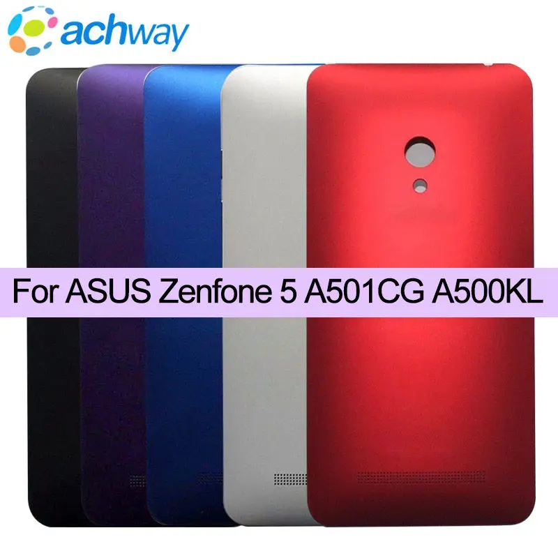 

New Phone Housing For ASUS Zenfone 5 Back Cover Case A501CG A500CG A500KL Battery Cover Door Rear Cover With Volume Power Button