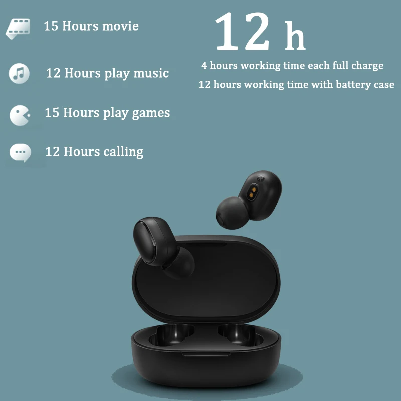 Xiaomi Redmi Airdots TWS 5 0 Bluetooth наушники стерео активная шумоподавление Беспроводные с