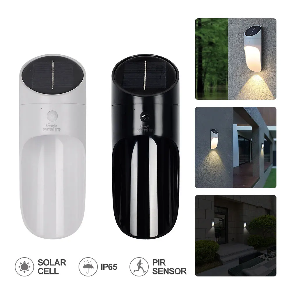 

Solar Induction Wall Lamp LED Outdoor Waterproof Courtyard Garden Wall Lamp DC5V White Light Warm Light High Brightness