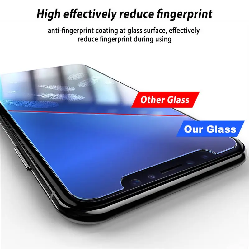 Защитная пленка для экрана из закаленного стекла iPhone 11 Pro X XR XS Max 8 7 6 6S Plus 5 5S SE 4 4s