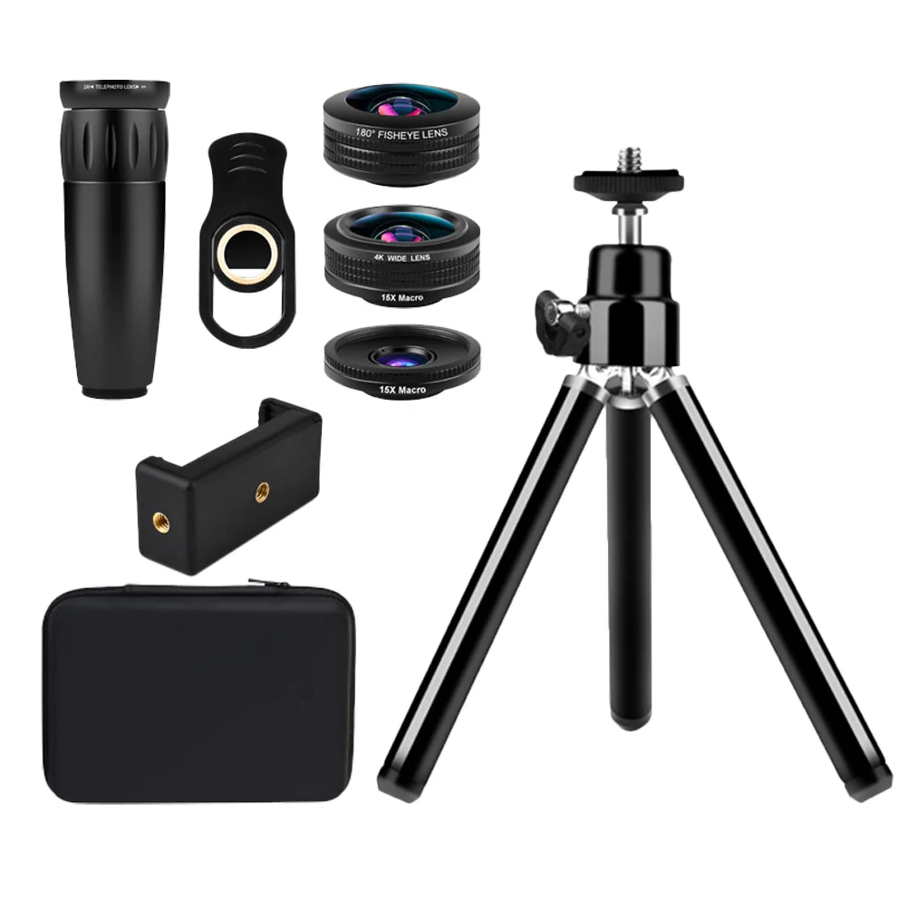 

1 комплект 4 в 1 Набор объективов для камеры телефона широкоугольный объектив для камеры телефона рыбий глаз