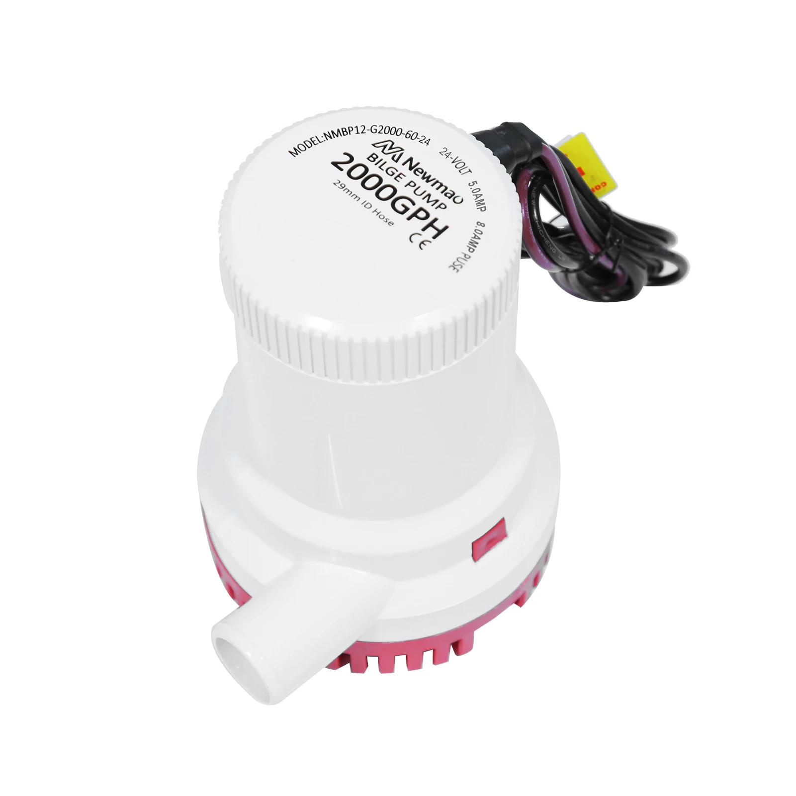 Погружной откачивающий насос 2000 Гал/ч 12 В 24 постоянного тока водяной для яхты